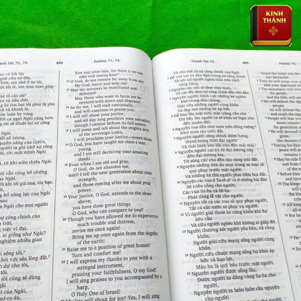 Kinh Thánh Song Ngữ Anh Việt